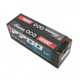 Gens Ace 7700mAh 15.2V High Voltage 120C 4S1P Series Black HardCase Lipo With 5mm Plugs