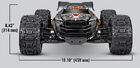Traxxas Sledge 6S 4WD 1/8 VXL Brushless Monster Truck w/o Battery & Charger – TRX95076-4