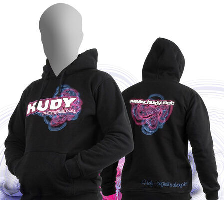 HUDY Sweater Hooded - Black (M)