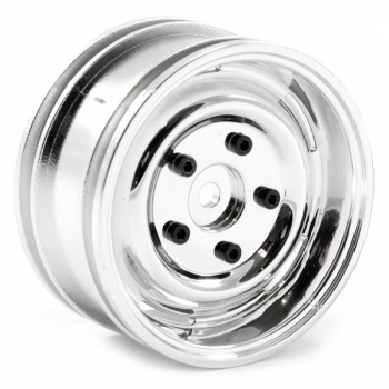 FTX Outback 1.9" Steel Lug Wheel (2) - Chrome